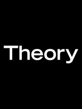 THEORY | S | Light Heather Gray Square Neck Crop Clean Cotton Cashmere Tank Top